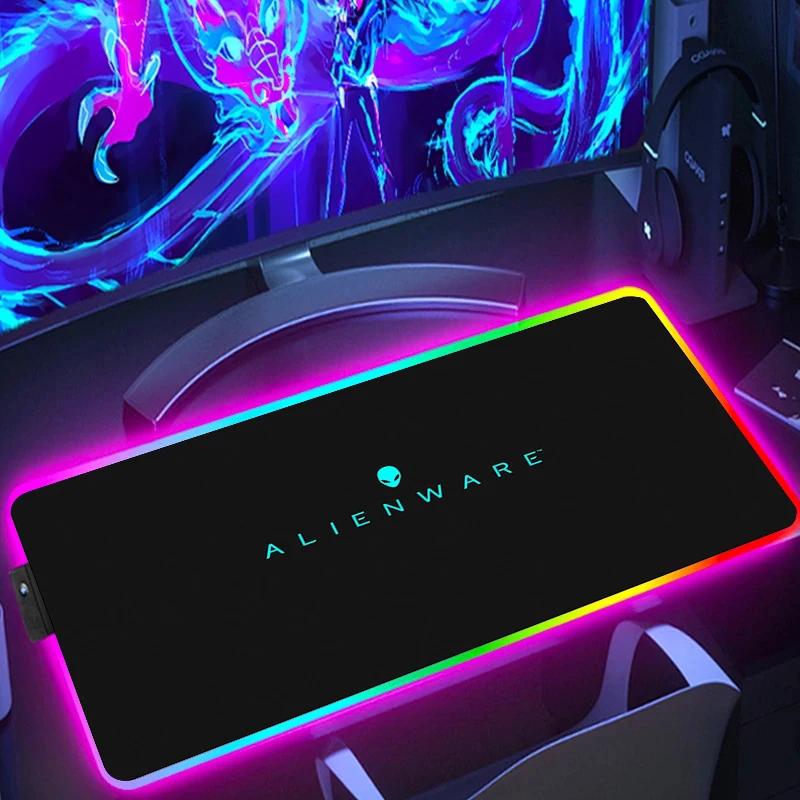 Alienware LED RGB ̹ 콺 е, Xxl, ̸ ĳ Ű Ʈ, PC ׼, Ʈ Ʈ,  Ȯ 콺 е